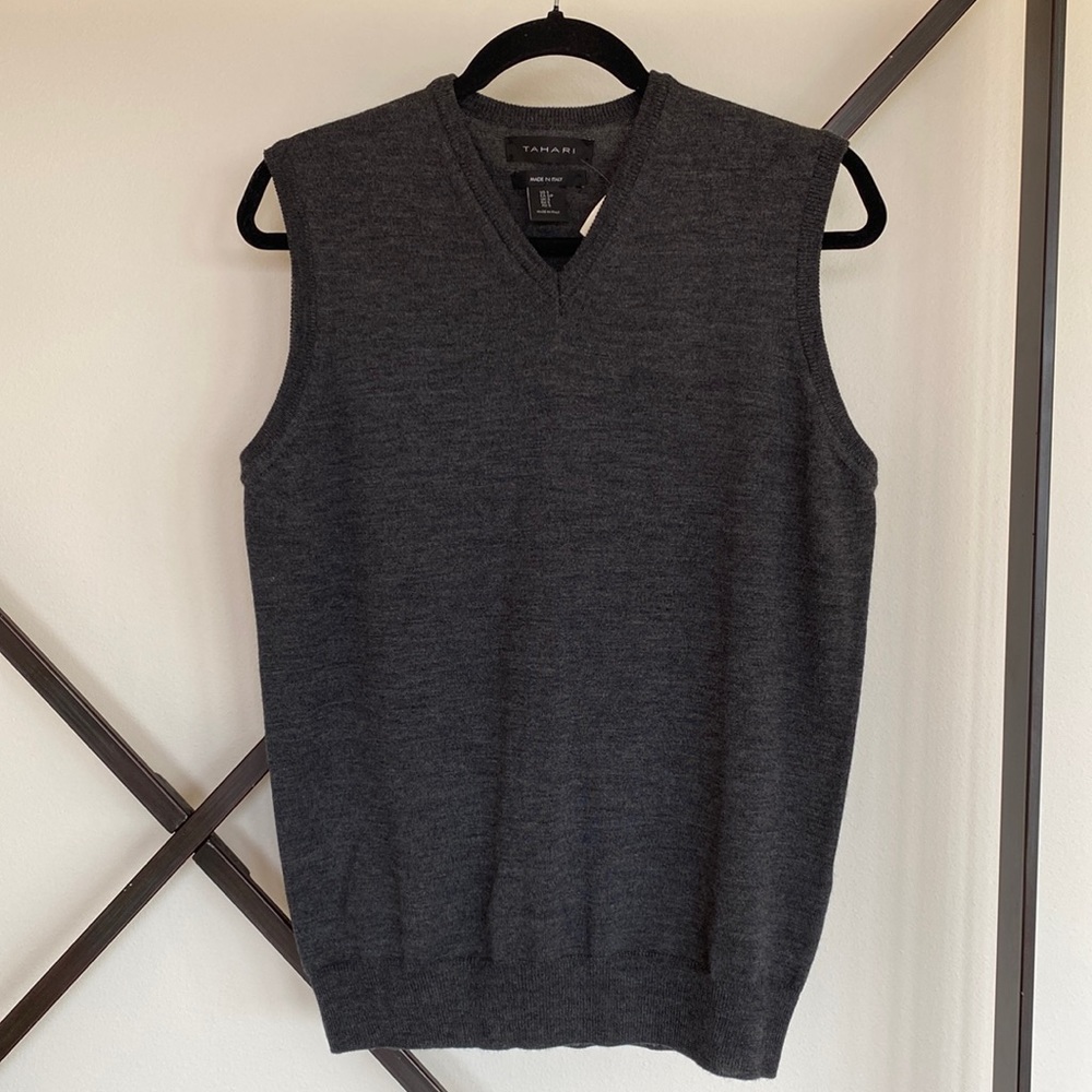 Tahari sweater vest
